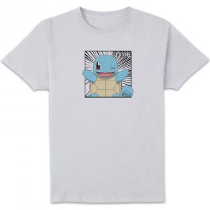 Pok&eacute;mon Pok&eacute;dex Squirtle #0007 Men's T-Shirt - White - 5XL
