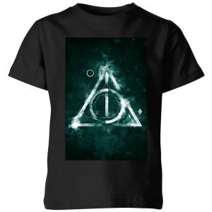 Harry Potter Hallows Painted Kids' T-Shirt - Black - 3-4 ans