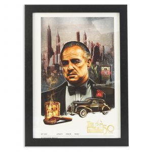 The Godfather 50 Years Art Print Giclee Art Print - A3 - Print Only