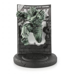Royal Selangor Hulk Marvel Treasury &Eacute;dition Statuette en &Eacute;dition limit&eacute;e Gamma Green