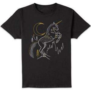 Harry Potter Unicorn Men's T-Shirt - Black - 3XL