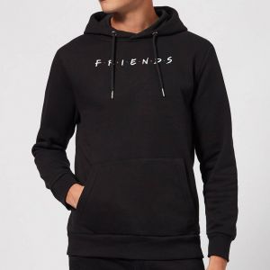 Friends Logo Contrast Hoodie - Black - L
