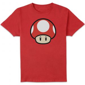 Nintendo Super Mario Power Up Mushroom Unisex T-Shirt - Red - XXL