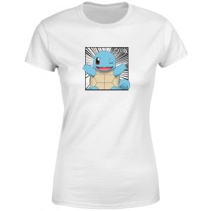 Pok&eacute;mon Pok&eacute;dex Squirtle #0007 Women's T-Shirt - White - 3XL