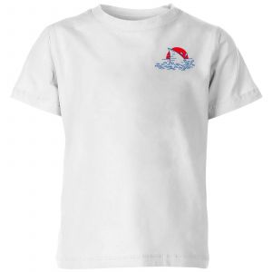 Jaws Bite Me Kids' T-Shirt - White - 5-6 ans