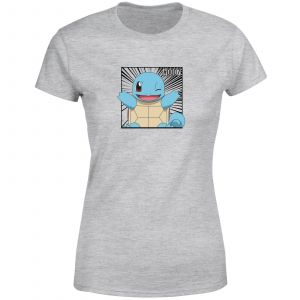 Pok&eacute;mon Pok&eacute;dex Squirtle #0007 Women's T-Shirt - Grey - 5XL