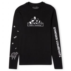 Bob l'Éponge - Loosing My Head - T-Shirt Manches Longues Unisexe - Noir - M