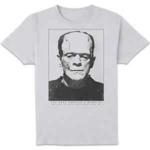 T-Shirt Homme Frankenstein Portrait - Universal Monsters - Blanc - 4XL