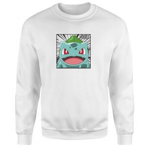 Pok&eacute;mon Pok&eacute;dex Bulbasaur #0001 Sweatshirt - White - S