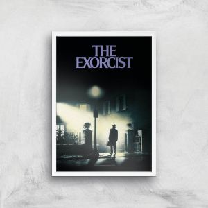 Affiche Poster L'Exorciste Giclee Art Print - A4 - White Frame