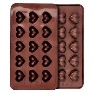 Moules à chocolats en silicone « Cœur »