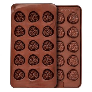 Moules à chocolats en silicone « Rose »