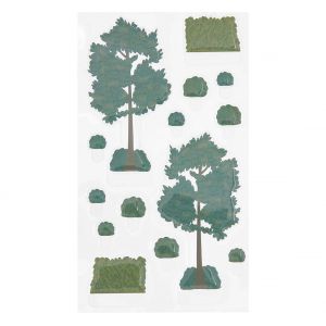 Stickers gel Rico Design « Figurico » - Arbres