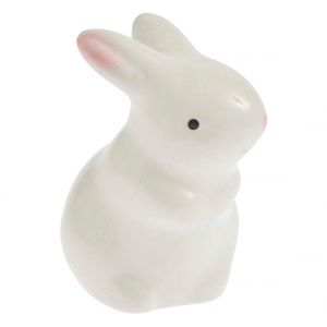 Lapin  en c&eacute;ramique Rico Design - tourn&eacute; vers la droite