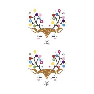 Mouchoirs en papier &laquo; Colourful Deer &raquo;