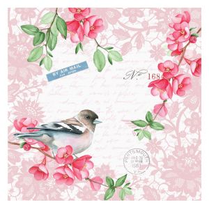 Serviette &laquo; Romantisme printanier &raquo; - 20 pc.