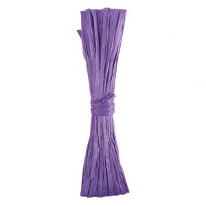 Raphia viscose, mat, 20 m - Violet