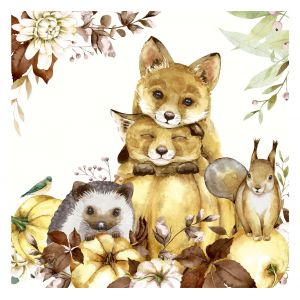 Serviette &laquo; Nature Cuteness &raquo;