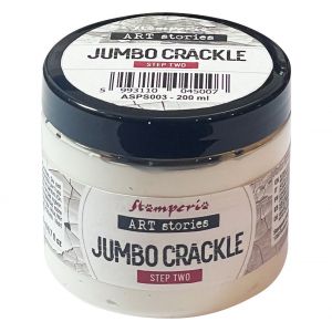 Jumbo Crackle Stamperia transparent - Step 2