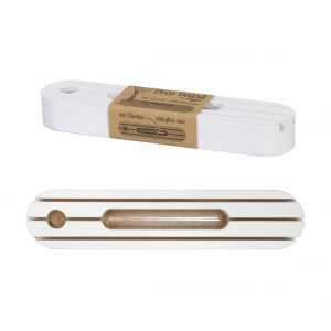 Support en bois avec éprouvette soliflore
