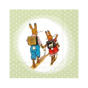 Serviette « Hans et Gretchen »