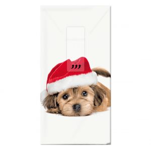 Mouchoirs en papier &laquo; Sweet Santa Dog &raquo;