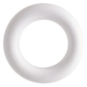 Anneau plein en polystyrène - env. Ø 15 cm