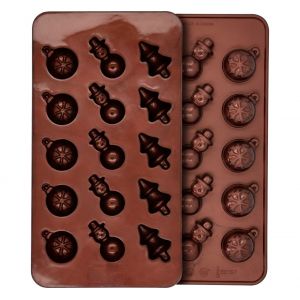 Moules à chocolats en silicone « Noël »