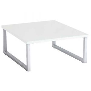 Table Basse Punto 60 X 60 Cm Plateau Blanc