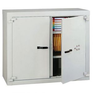 Armoire Forte Acial 446ls&Atilde;&copy;rrure &Atilde; Cl&Atilde;&copy; Av 4 Compt. Gris