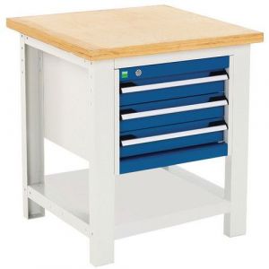 Bott 1 Ãtabli Fixe Cubio Avec Tiroirs - Largeur 75 Cm