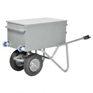 Brouette M-106 &Atilde; Deux Roues Avec Bo&Atilde;&reg;te &Atilde; Outil Basculante