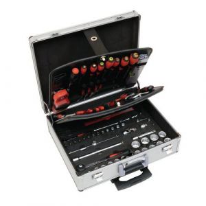 Mob 1 Valise Trolley Aluminium Garnie 128 Pi&Atilde;&uml;ces