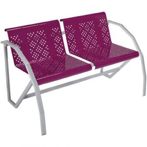 Canap&Atilde;&copy; M&Atilde;&copy;tal Alu 2 Places Od&Atilde;&copy;on Coque 4006 Violet