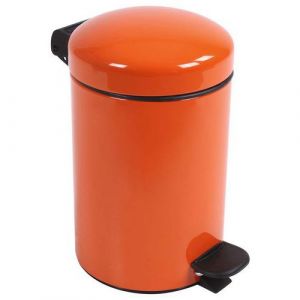 Poubelle Pour Sanitaire De Salle De Bain Boh&Atilde;&uml;me 3 L - Orange