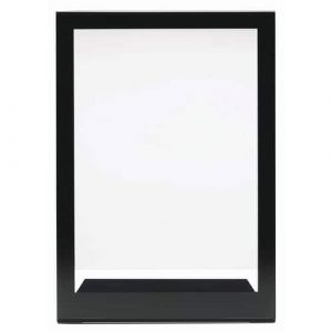 PrÃ©sentoir A4 Avec Cadre Noir 241x348x72mm