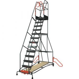 Escabeau De Rayonnage Ergonomique - 13 Marches - Fimm