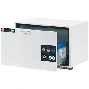 Armoire Sous Paillasse Ub90.060.089.s Blanc-1 Caillebotis