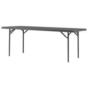 Table Pliante Xxl 200 - 198 X 91 Cm - Gris Bleut&Atilde;&copy;