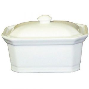 Terrine Rectangulaire Avec Couvercle 600g Blanc