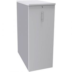 Caisson Tower H114 3 Tab. 1ds Alu/blanc