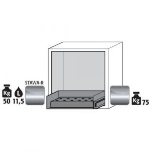 Armoire Sous Paillasse Ub90.060.059.s Blanc-1 Caillebotis