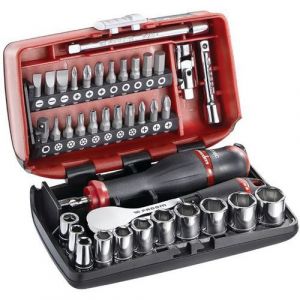 Facom 1 Coffret Nano Cliquet Et Douilles 1/4 6 Pans - R.181nano - Facom Facom