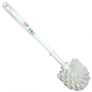 Brosse Wc En Boule Blanche Polypropyl&Atilde;&uml;ne Ondul&Atilde;&copy;e