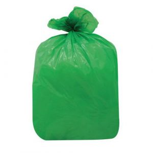 Sac-poubelle Hdpe 35 Microns Coloris Vert 168 Litres