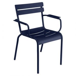 Fauteuil Bridge Luxembourg Bleu Abysse