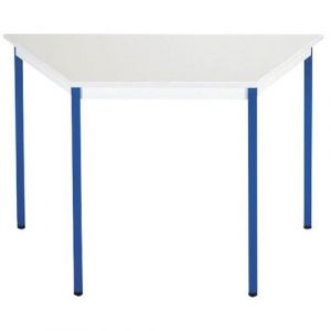 Table Universalis Trapeze 140x70x70 Plt Gris/5010 Bleu