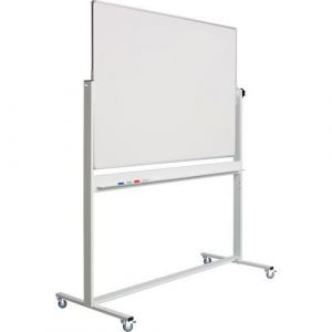 Tableau Pivotant Rc10mm Profil&Atilde;&copy; Rev&Atilde;&ordf;tu Blanc/blanc-90x120 Cm