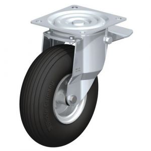 Roulette Pivotante Pneumatique Frein Jante Tol E Diam 260mm