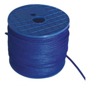 Bobine 100m Drisse Bleu Polypropylene D Iametre 6mm